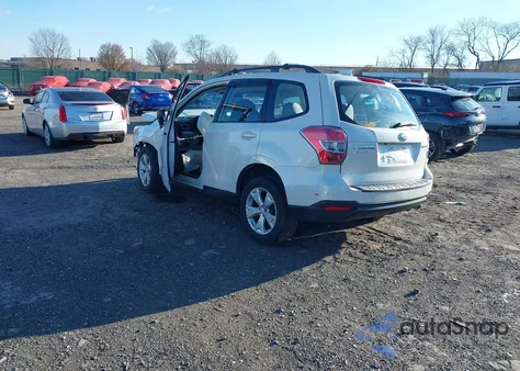 2016 Subaru Forester 2.5I z USA, uszkodzony, nr VIN JF2SJABC6GH410172